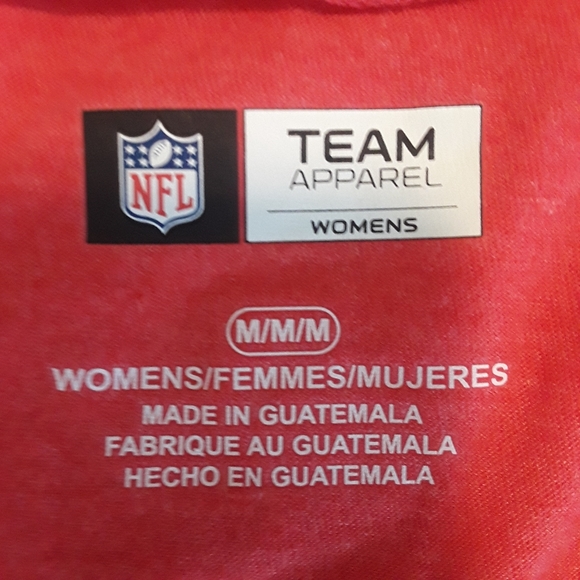 NWT NFL Atlanta Falcons Sz M V-neck Team Apparel - Picture 3 of 9